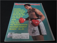 Muhammad Ali signed magazine COA