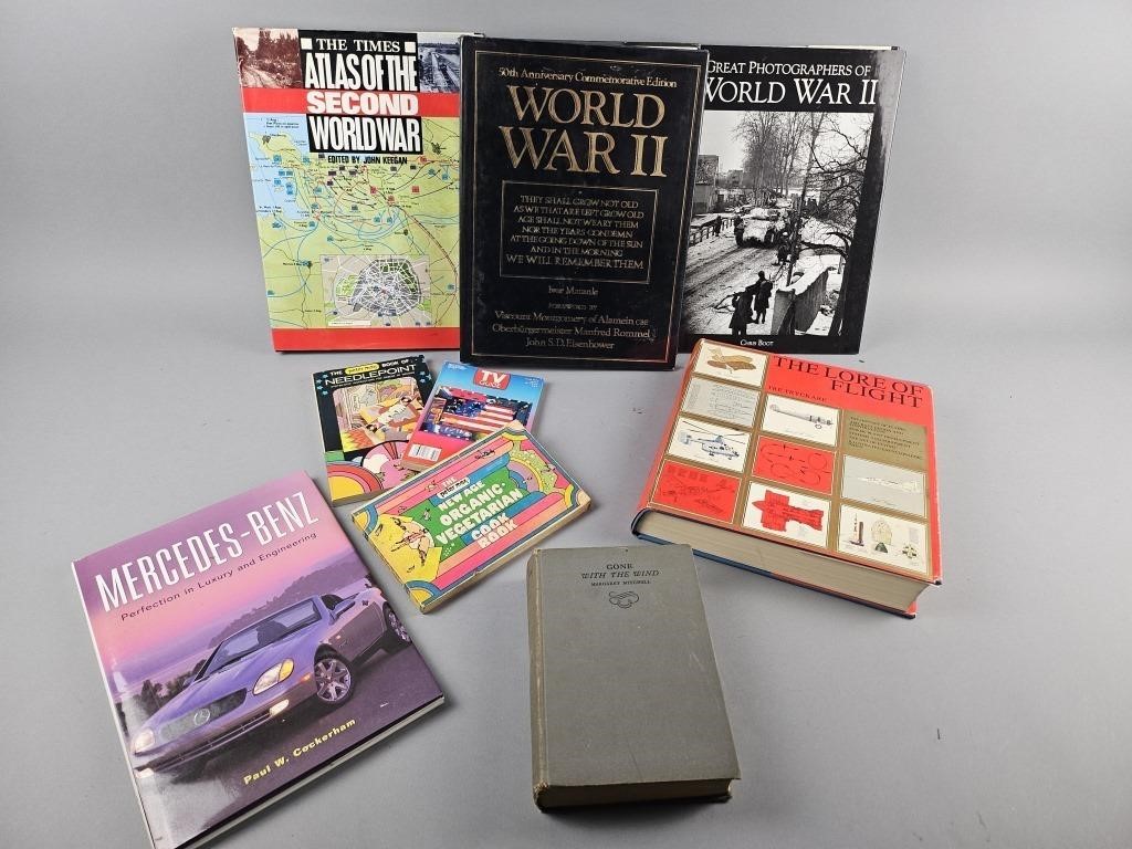 Vintage Gone With The Wind, WWII Books & More!