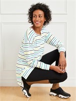 Talbots Stripe Crewneck SMALL