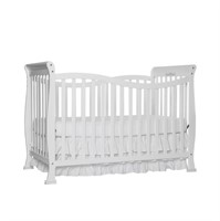 Violet 7-in-1 Convertible Life Style Crib In White