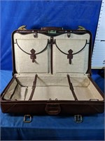 Antique Suitcase 24" x 9" x 15"H