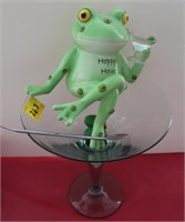 MARTINI GLASS WITH HAPPY FROG