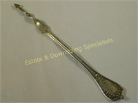 12.2 Grams Sterling Twisted Tip Condiment Spear