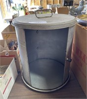 Vintage Cylinder Storage Container
