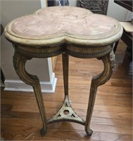 Vintage French Styled Wood side table