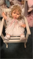 Doll in rocking chair