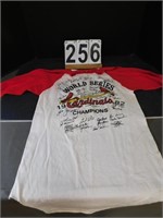 ST. Louis Cardinals 1982 World Champions Shirt