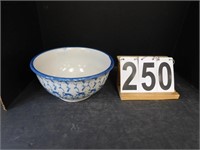 Blue & White Stoneware Bowl