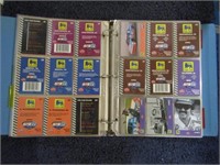 CAR RACING TRADING CARDS ALBUM