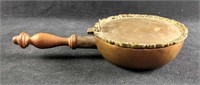 Vintage Copper Pan With Attached Lid