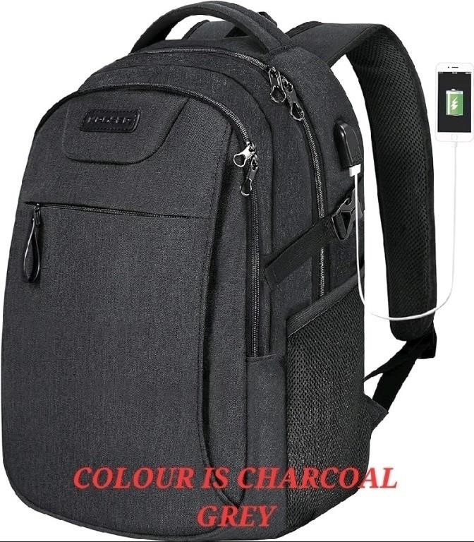 KROSER Laptop Travel Business Backpack. Grey, 17"