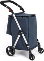 Kiffler Foldable Shopping Cart with Wheels, Grocer