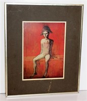 Framed Vintage Ballet Dancer Print