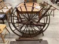 Old Spinning Wheel Parts Bundle