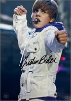 Autograph COA Justin Bieber Photo