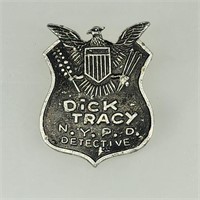 VINTAGE DICK TRACY N.Y.P.D. DETECTIVE BADGE