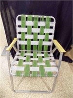 Vintage Folding Lawn Chair-Frame only