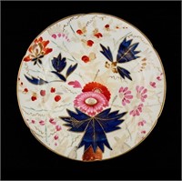 19th C Coalport 'Bow' Chinoiserie Porcelain Plate