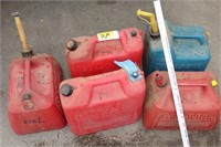 5 gas cans