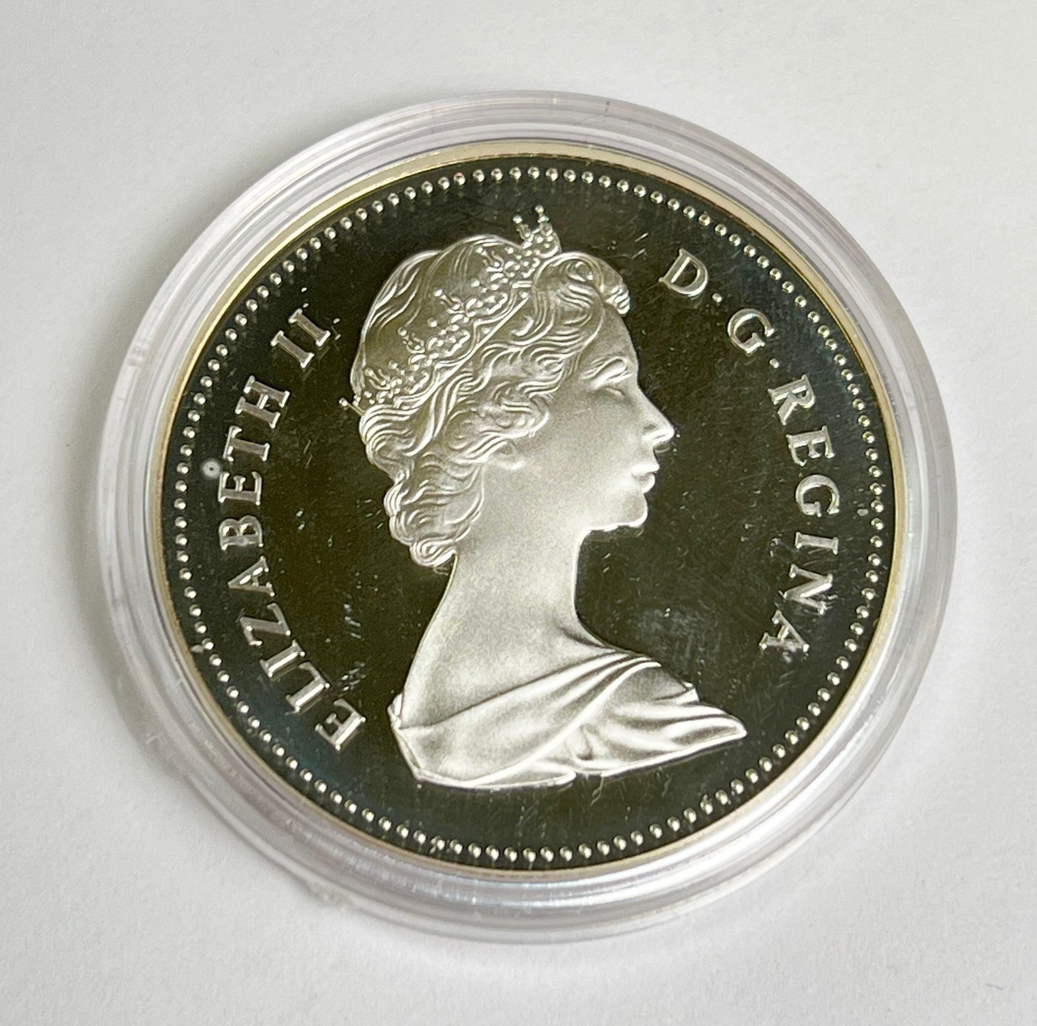 .999 1982 Canada Queen E. II Regina Proof  Dollar