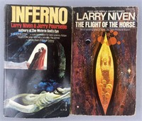 Two Larry Niven Science Fiction 1st Edition Books