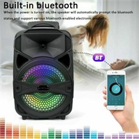 Bluetooth Party Speaker Large Cool Wireless Portab