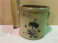 2 GALLON C.W. BRAUN BUFFALO NY CROCK