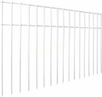 Adavin 24x15 Barrier Fence  15 Pack  White