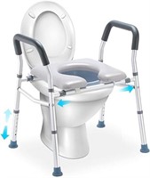 HEAO 3-in-1 Raised Toilet Seat, Adjustable Width/H