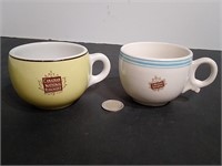 Two Vintage CNR Dining Car Cups