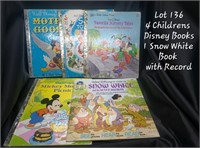 4 Childrens Books, Disney Books