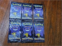 Pokemon Trick or Trade Booster Packs x 6