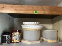 Tupperware, Tins, Etc.