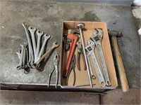 Westward Wrenches (1" to 7/16"), Pipe Wrench &