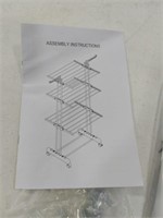 Rolling shelving unit 
with hanging space