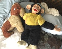Stuffed Monkey And Dog