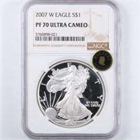 2007-W Proof Silver Eagle NGC PF70 UC