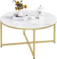 Faux Marble Coffee Table