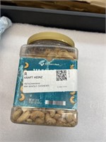 MM whole cashews 33 oz