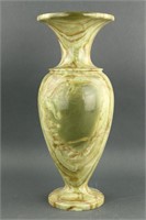 European Hardstone Yellow & Brown Vase