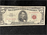$5.00 red Seal