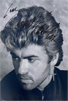 Autograph COA George Michael Photo