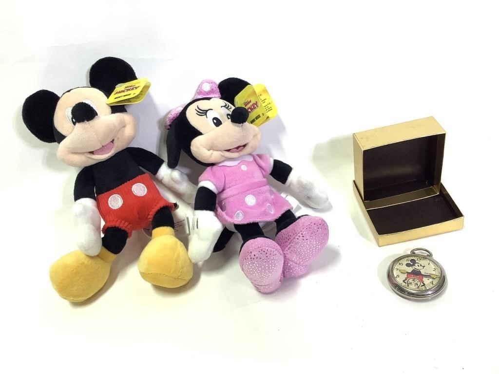 Ingersoll Mickey Mouse Pocket Watch, Disney Toys