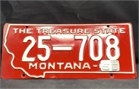 Montana License Plate