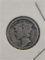 1927 Mercury Silver Dime