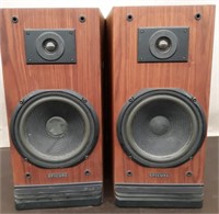 Pair Epicure 8" Speakers 11.5x10.5x20