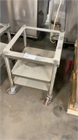 Rolling appliance cart 21x24