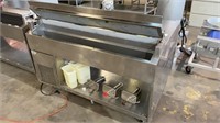 38x60 heated shelf, cold pan prep station. Powers