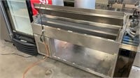 38x60 heated shelf, cold pan prep station. Powers
