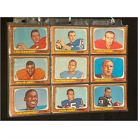 (51) 1966 Topps Football Cards With Hof